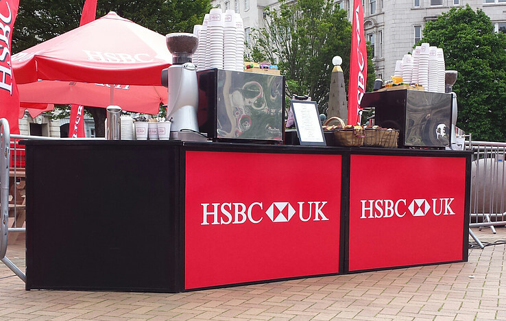hsbc mobile coffee bar promotion
