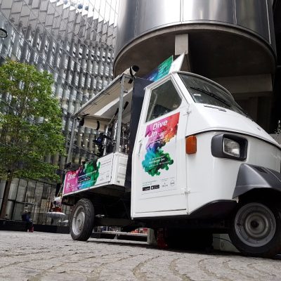Dive-in-Dest-Coffee-cart mobile coffee van promotion